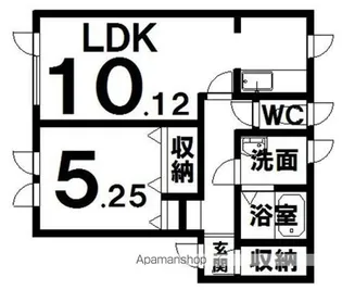 フローリアン【1階】の間取り